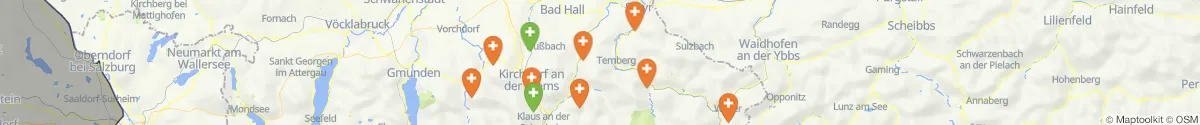 Kartenansicht für Apotheken-Notdienste in der Nähe von Roßleithen (Kirchdorf, Oberösterreich)